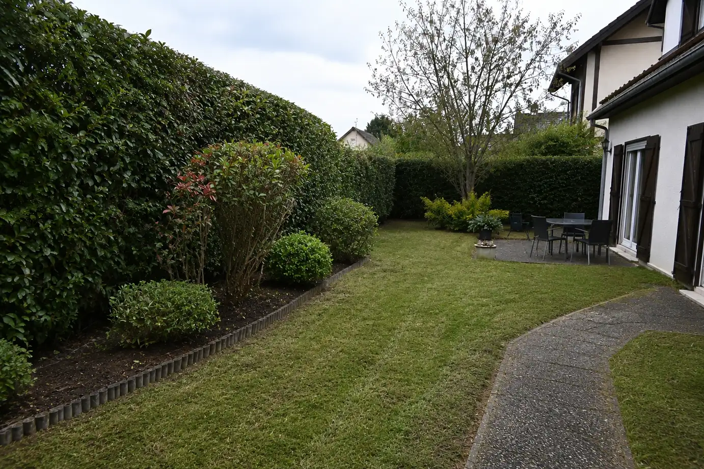 Jardin entretenu par Terra Paysage à Rennes