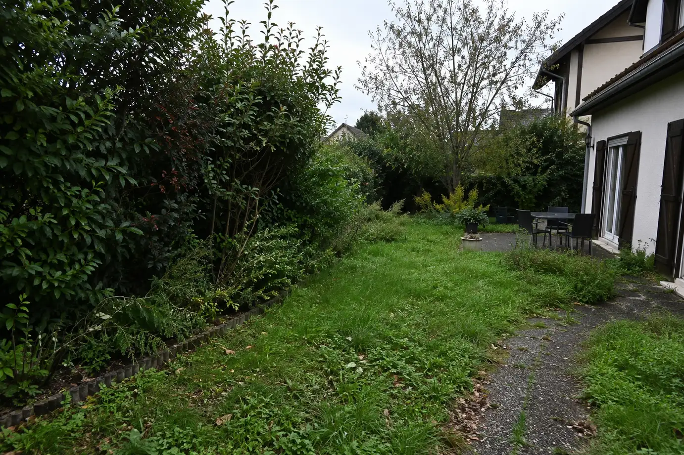 Jardin avant entretien