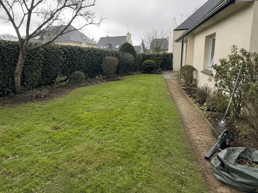 Remise au propre de jardin à Rennes